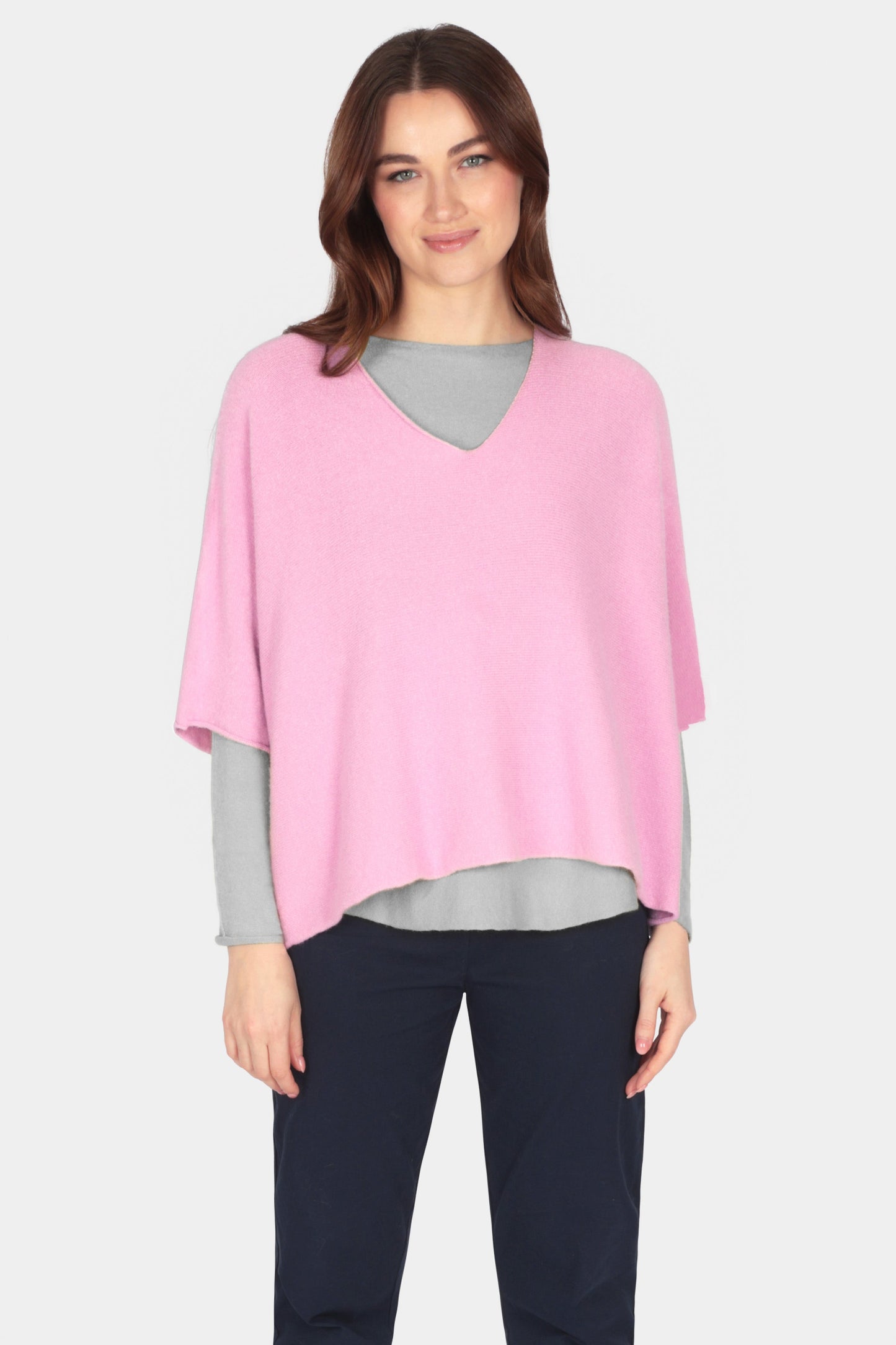 Cloud Two V-Neck 3/4 Sleeve Crop