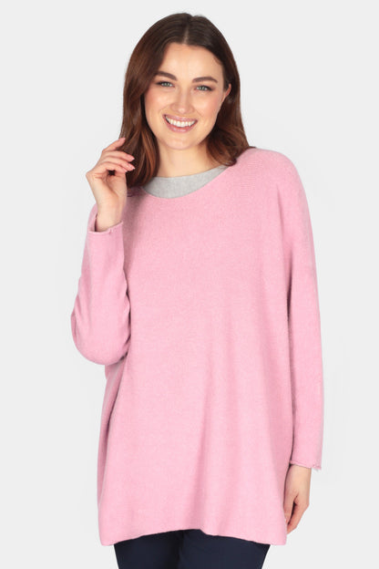 Cloud Two Slash Neck Oversize Jumper
