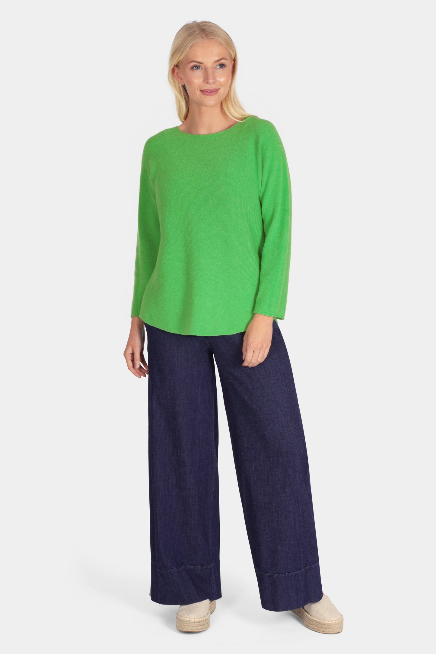 Cloud Two Slash Neck Jumper