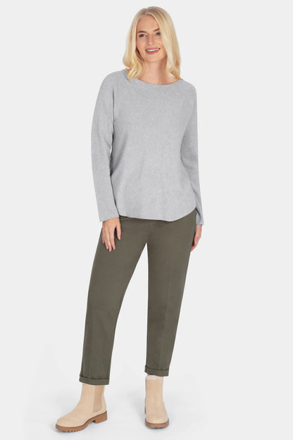 Cloud Two Slash Neck Jumper