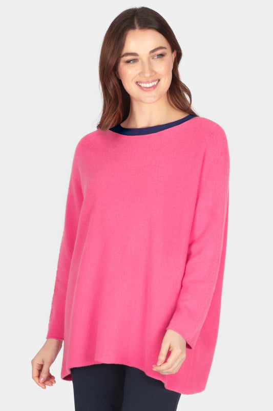 Cloud Two Slash Neck Oversize Jumper
