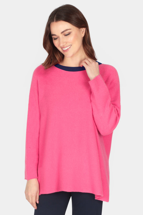 Cloud Two Slash Neck Oversize Jumper