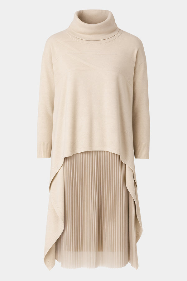 Ella Cowl Neck Ribbon Dress Set