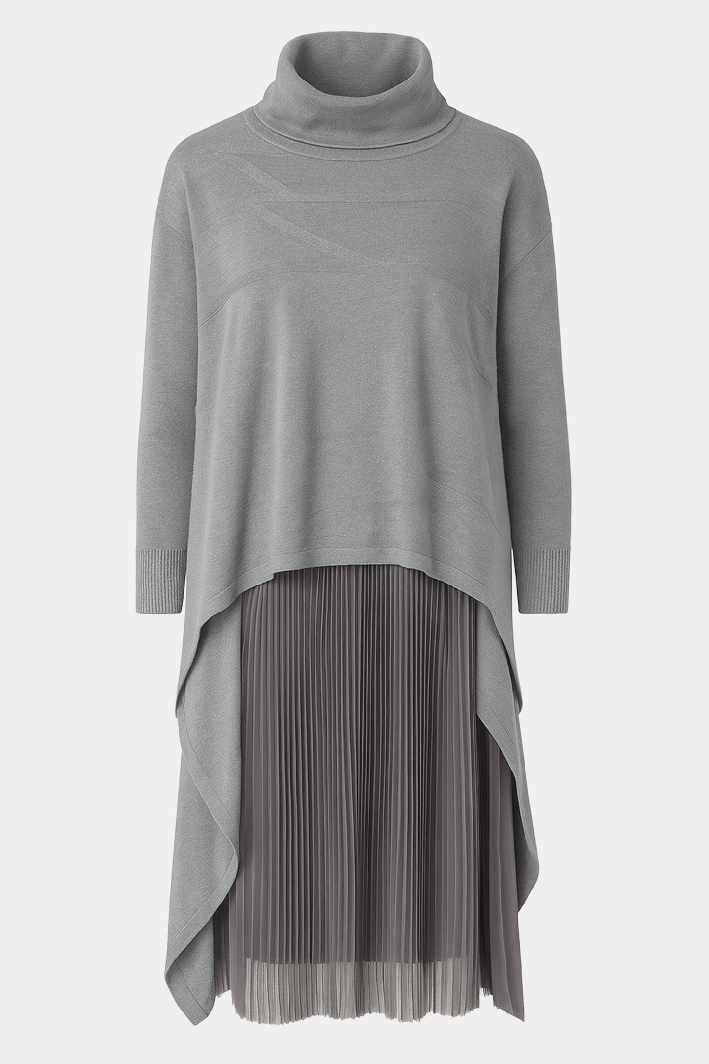 Ella Cowl Neck Ribbon Dress Set
