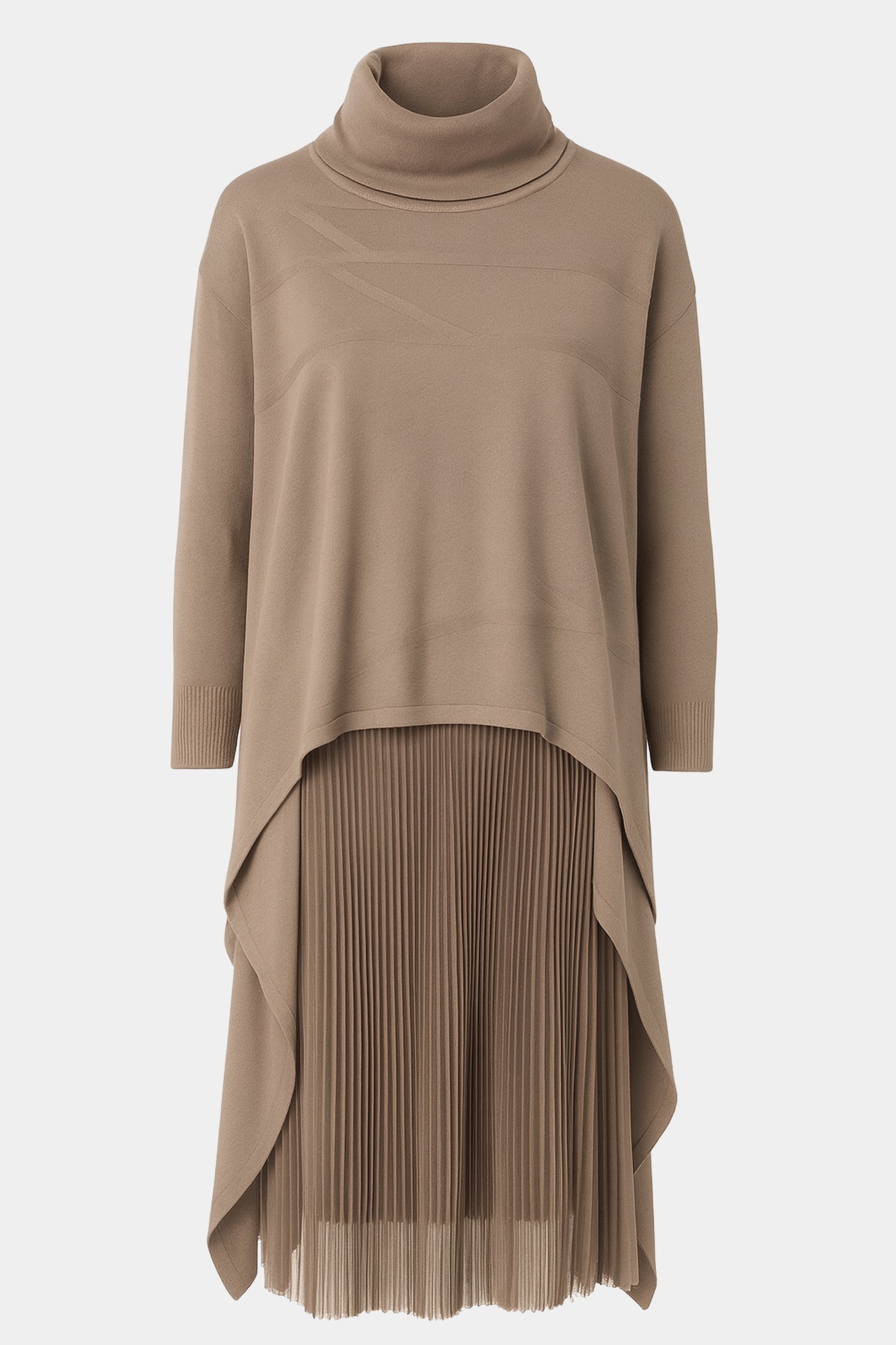 Ella Cowl Neck Ribbon Dress Set
