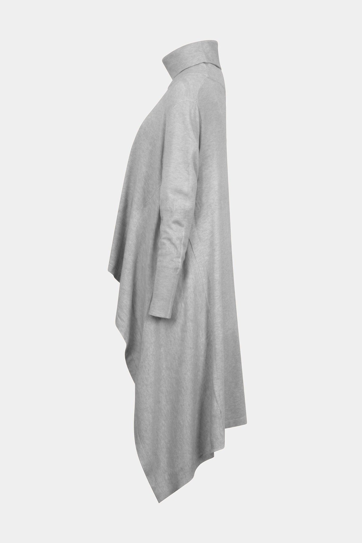 Cowl Neck Ribbon Detail Knit Tunic