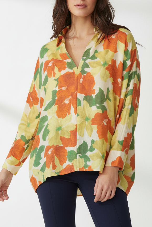 Fiorie Print Blouse