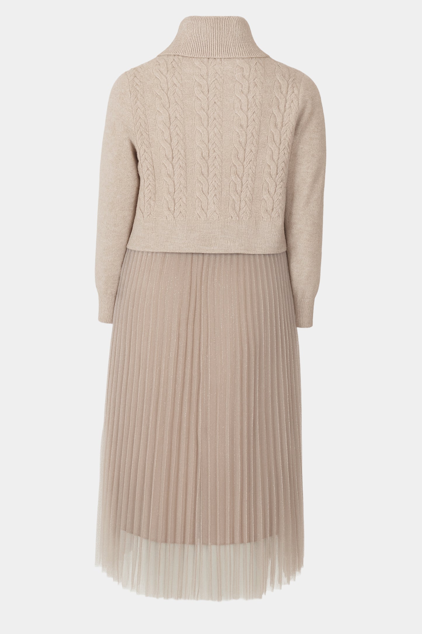 Ivy Roll Neck Crop Dress Set