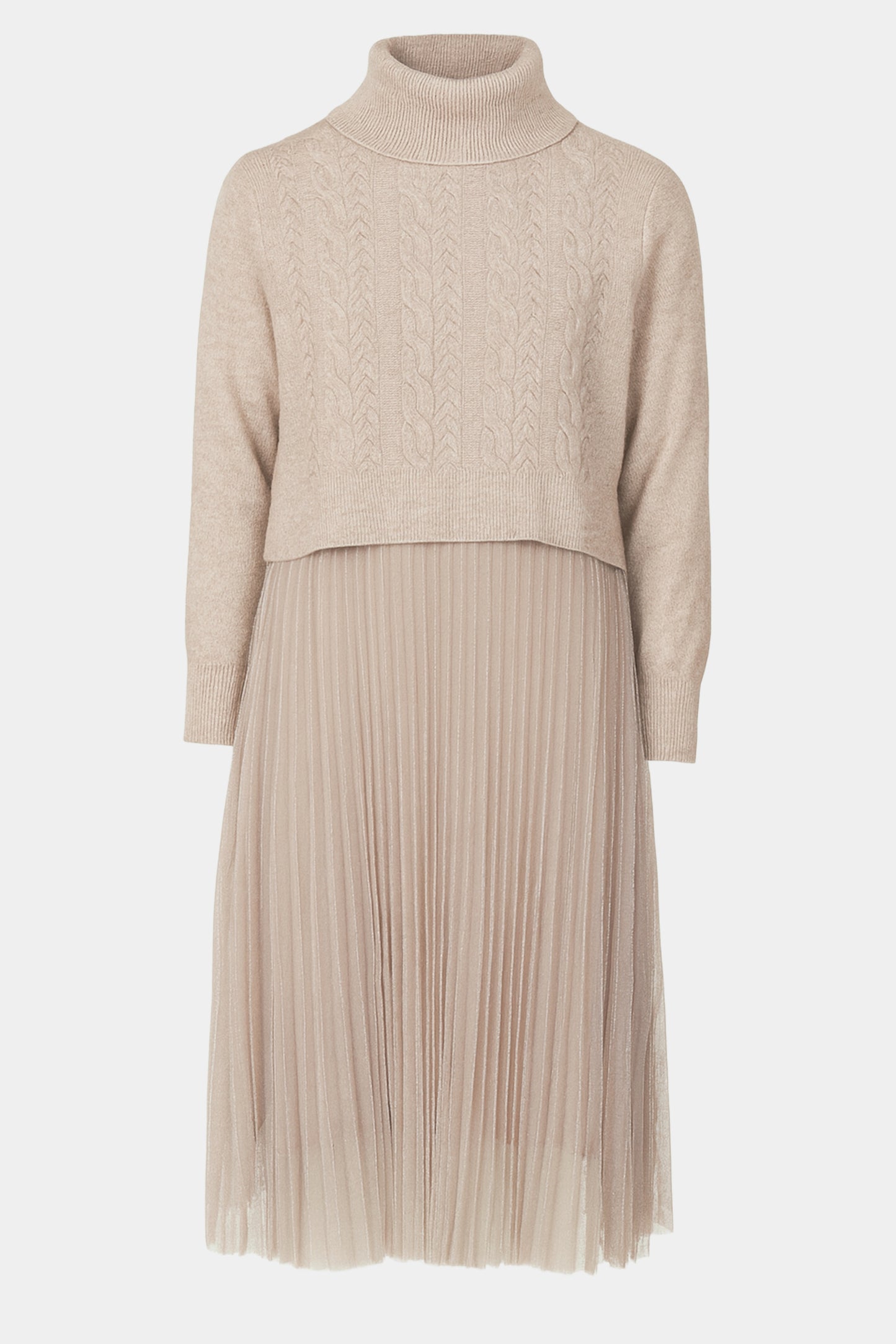 Ivy Roll Neck Crop Dress Set