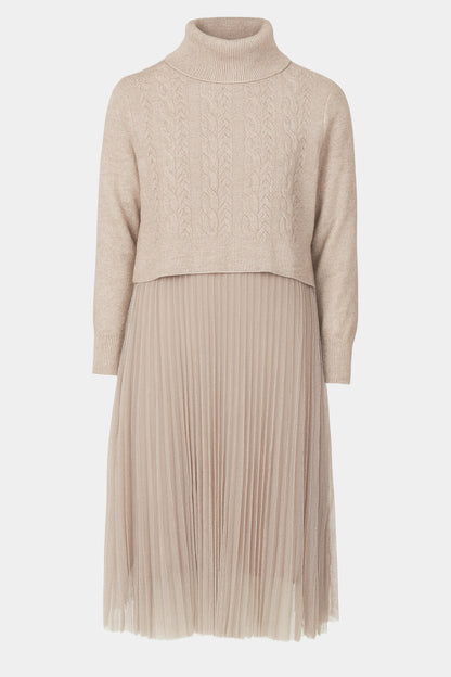 Ivy Roll Neck Crop Dress Set