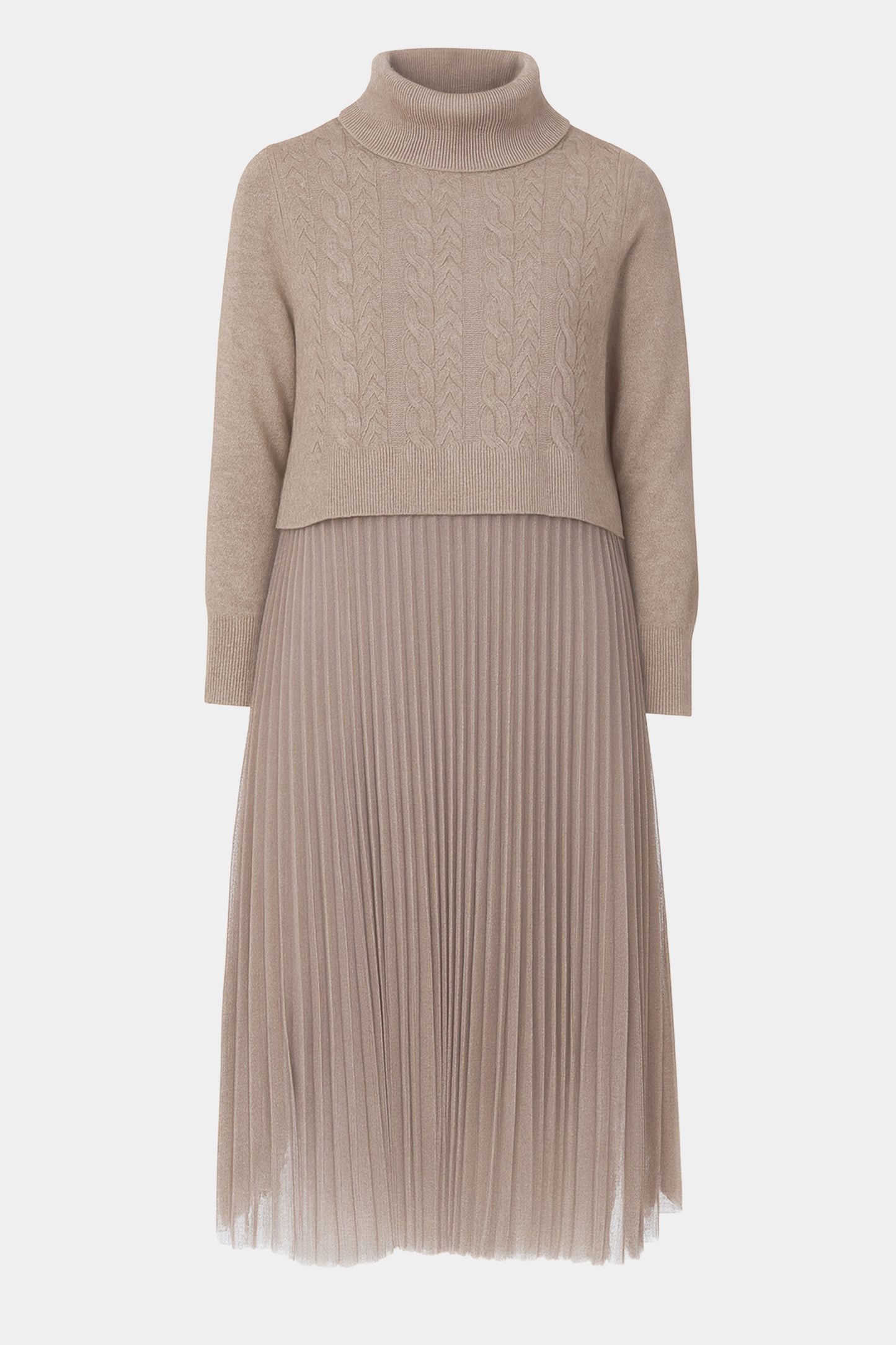 Ivy Roll Neck Crop Dress Set