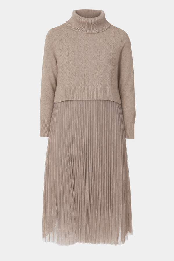 Ivy Roll Neck Crop Dress Set