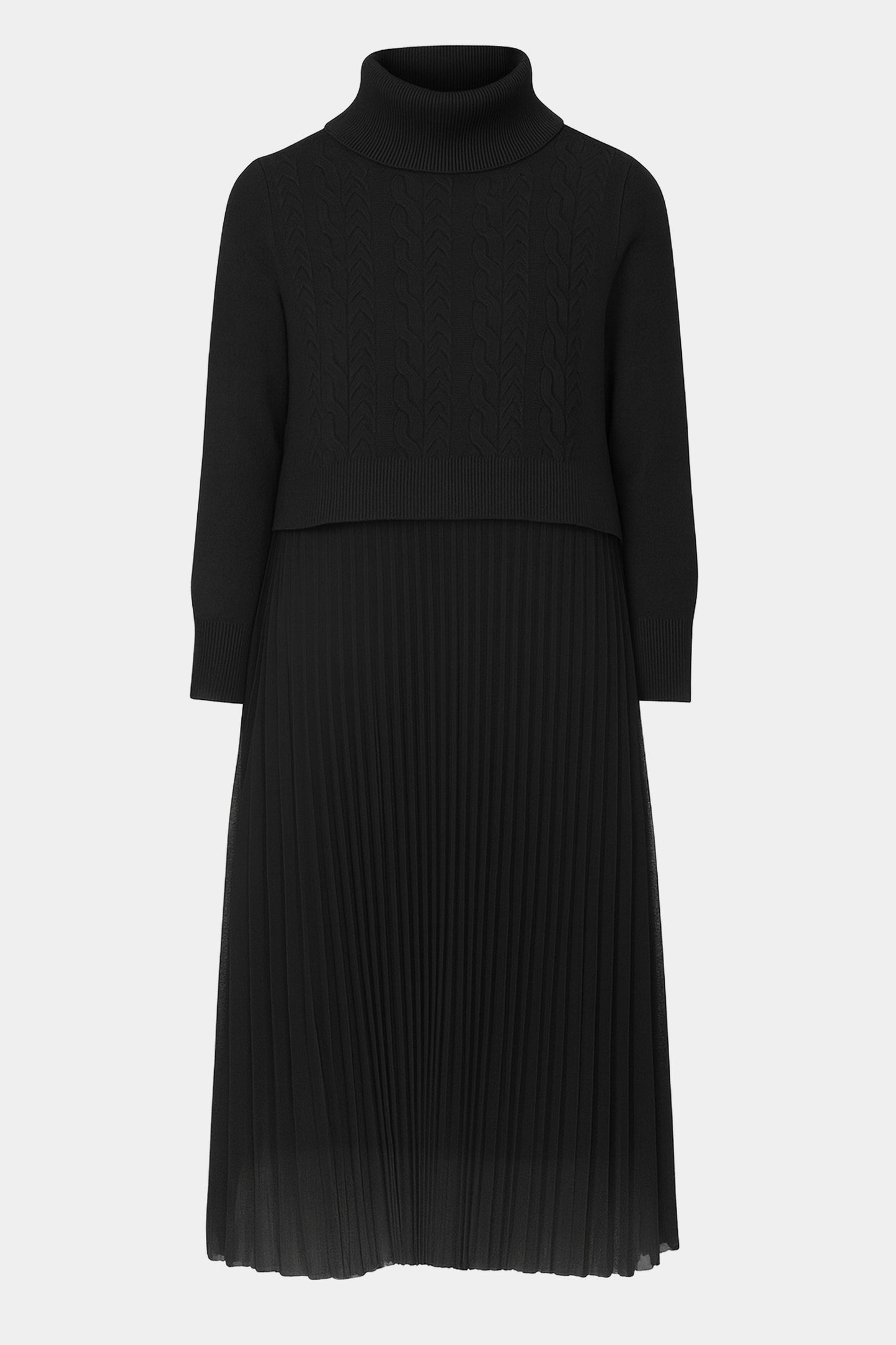 Ivy Roll Neck Crop Dress Set