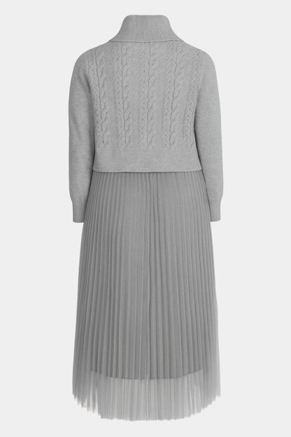 Ivy Roll Neck Crop Dress Set