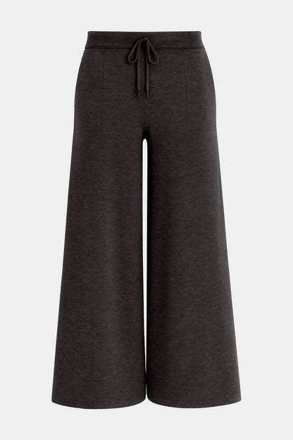 Italian Knitted Wide Leg Trousers