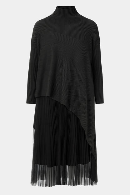 Thea High Neck Asymmetric Dress Set