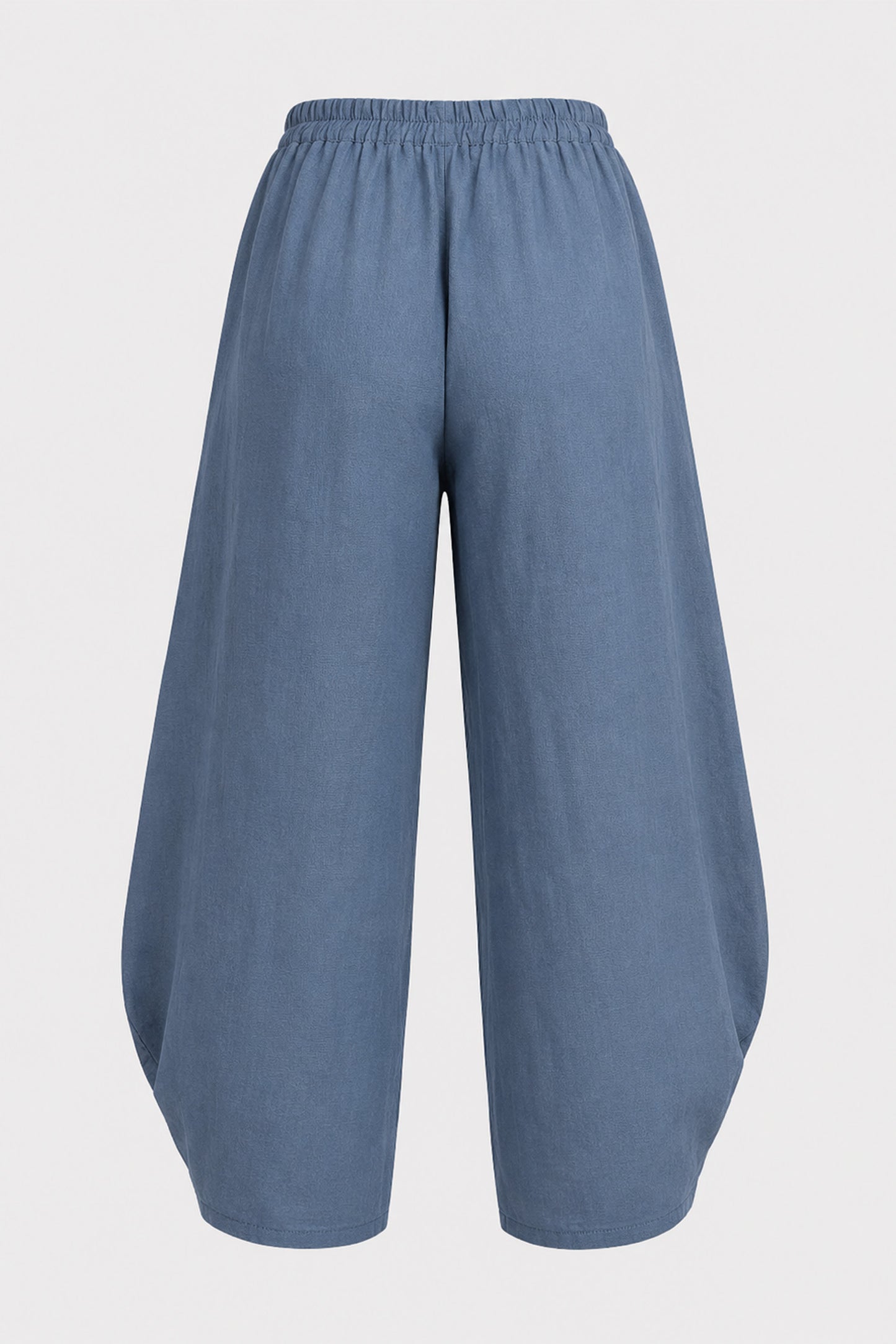 Aladdin Barrel Leg Linen Trousers