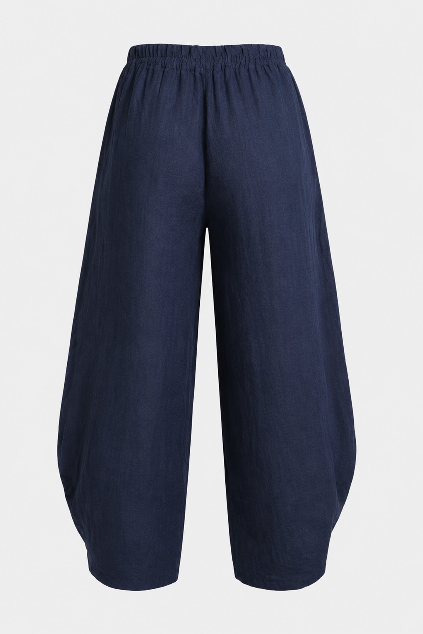 Aladdin Barrel Leg Linen Trousers