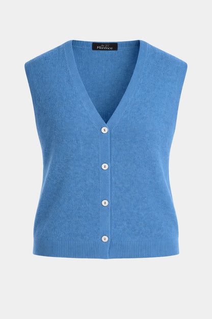 Alpaca Cloud Spun Button Vest