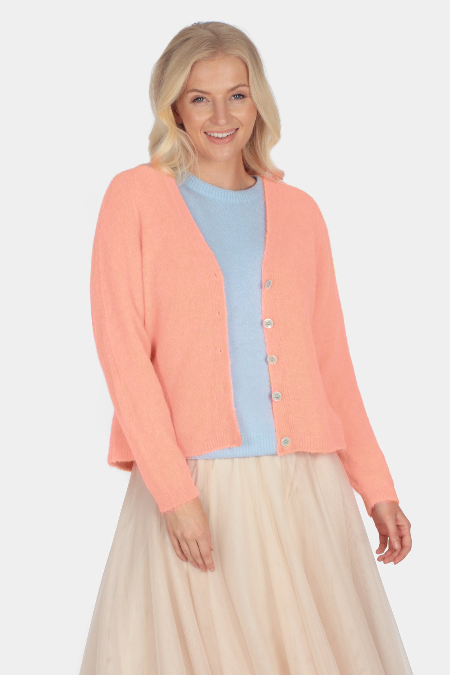 Cloud Spun Alpaca V Cardigan