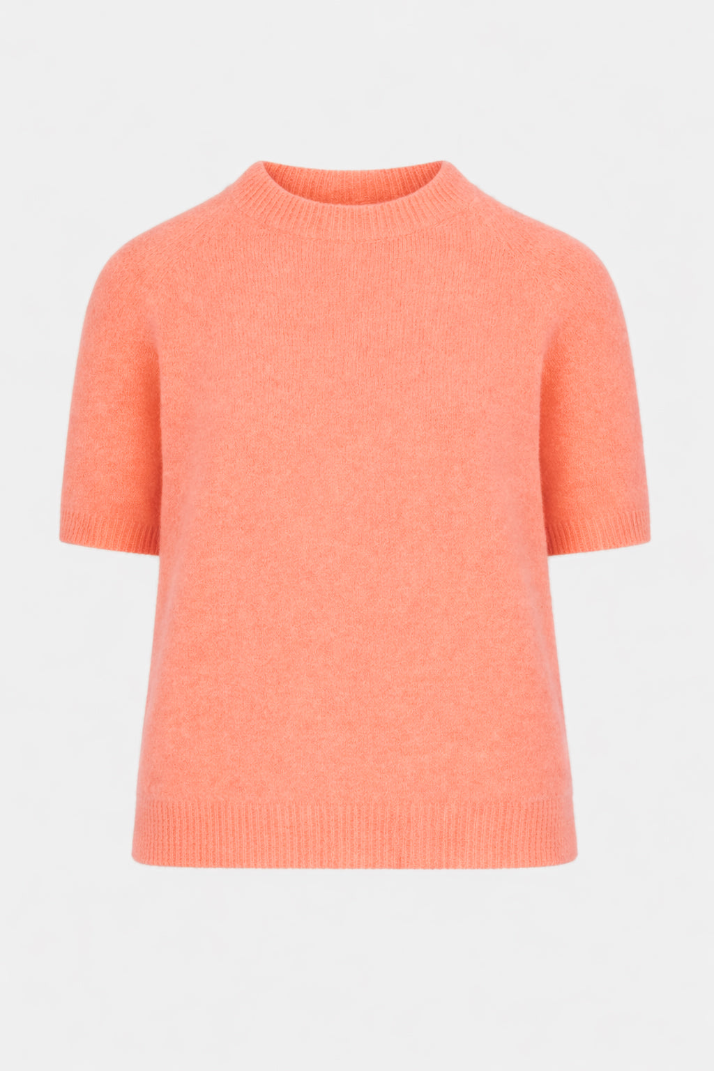 Short Sleeve Cloud-Spun Alpaca Crew