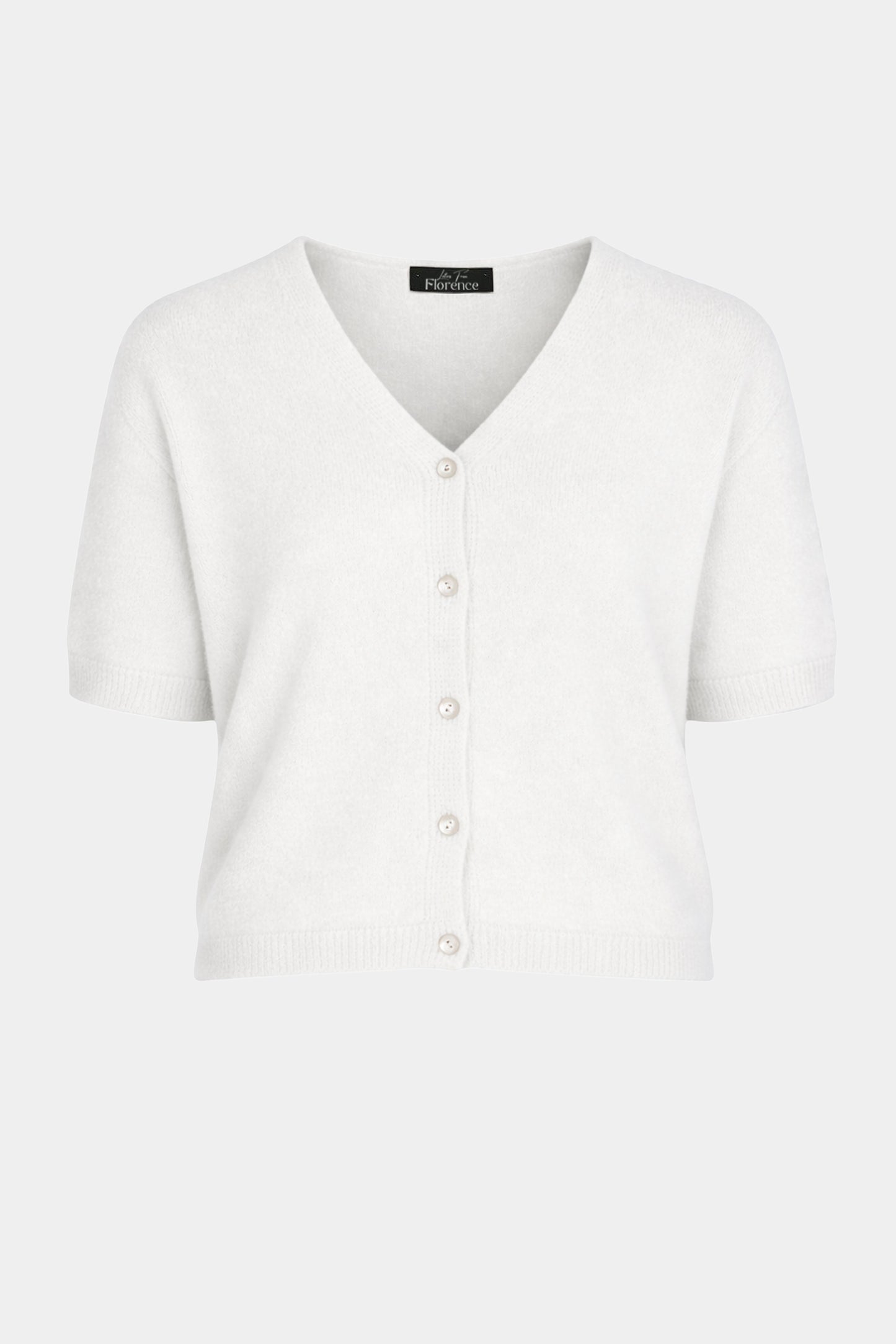 Alpaca Short Sleeve Cardigan