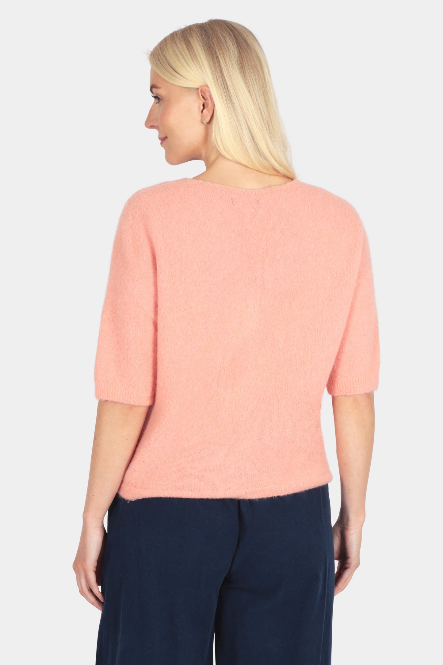 Alpaca Short Sleeve Cardigan