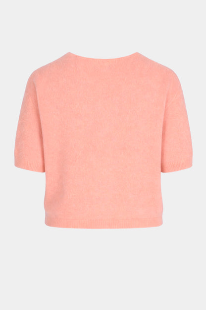 Alpaca Short Sleeve Cardigan