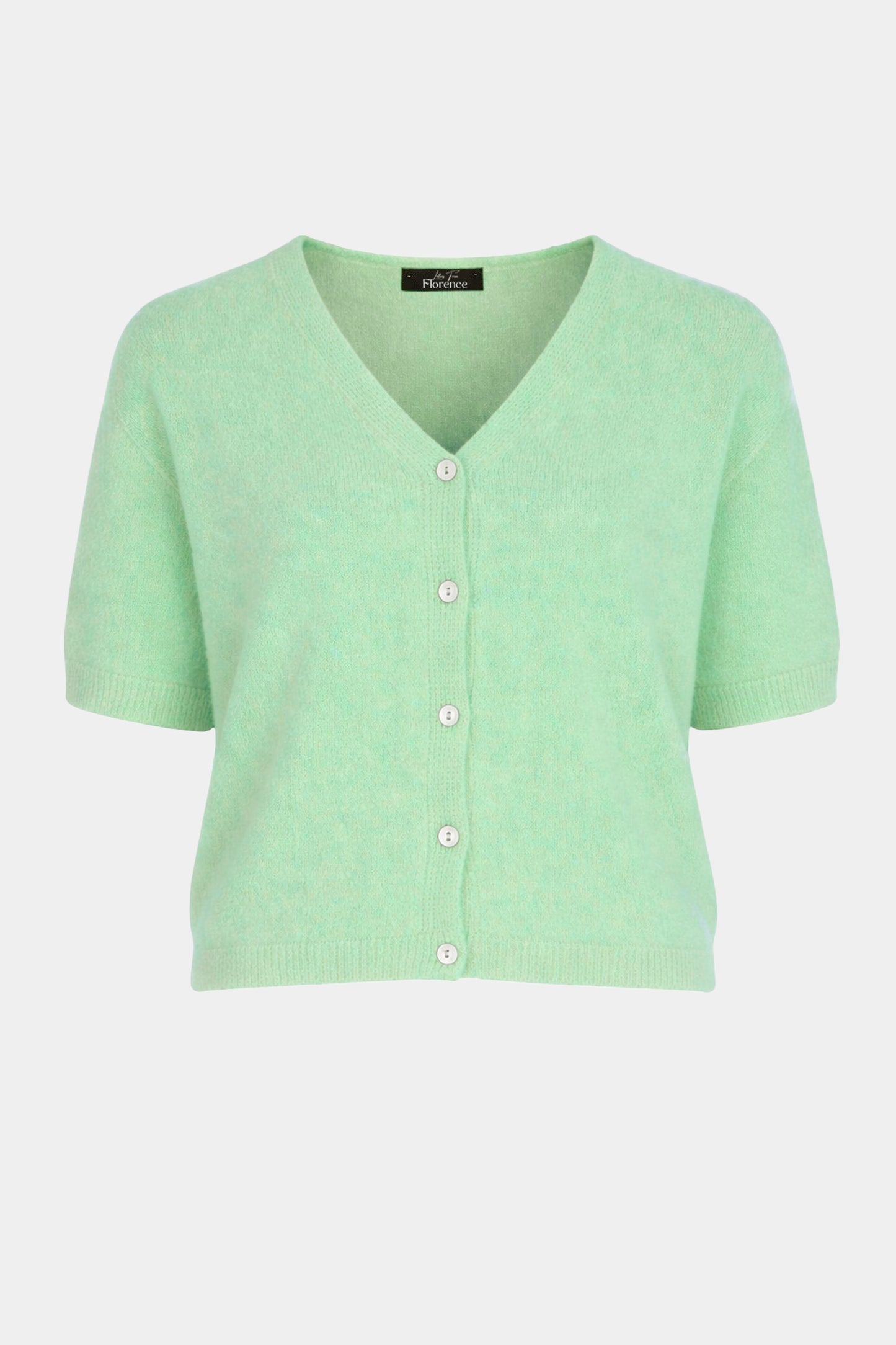 Alpaca Short Sleeve Cardigan