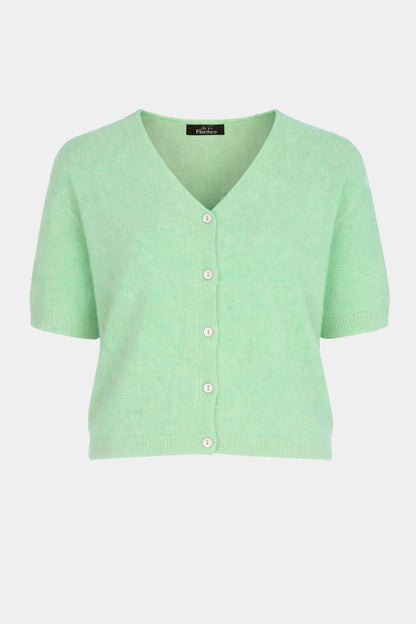 Alpaca Short Sleeve Cardigan