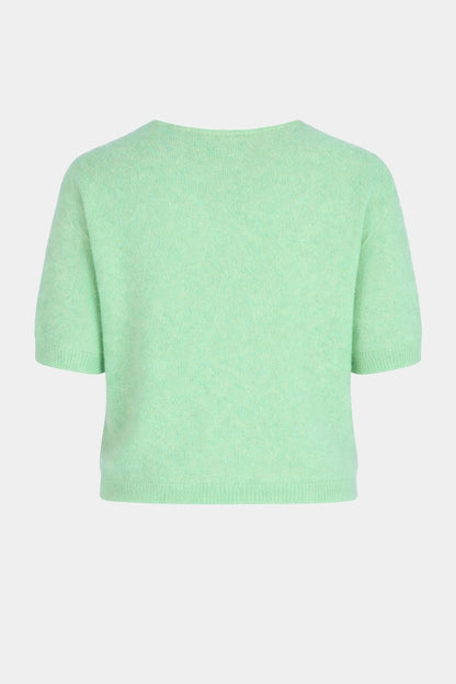 Alpaca Short Sleeve Cardigan