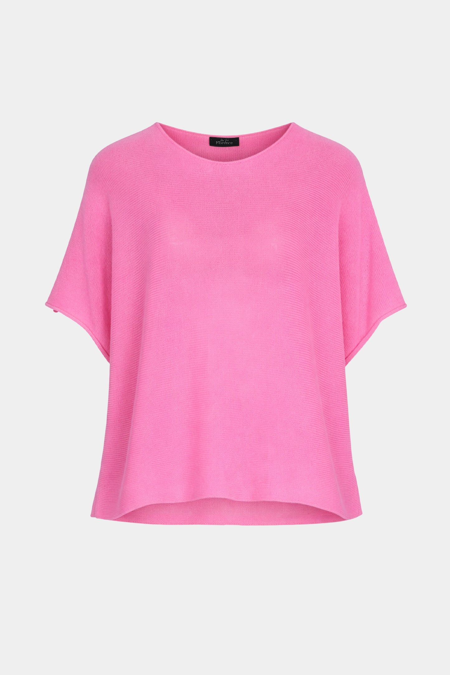Round Neck Cotton Knit Top