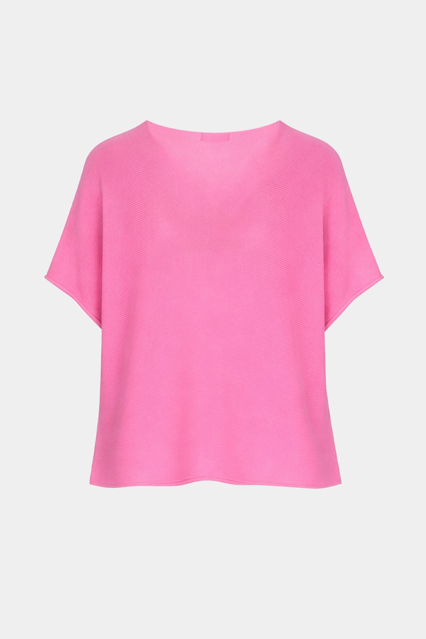 Round Neck Cotton Knit Top
