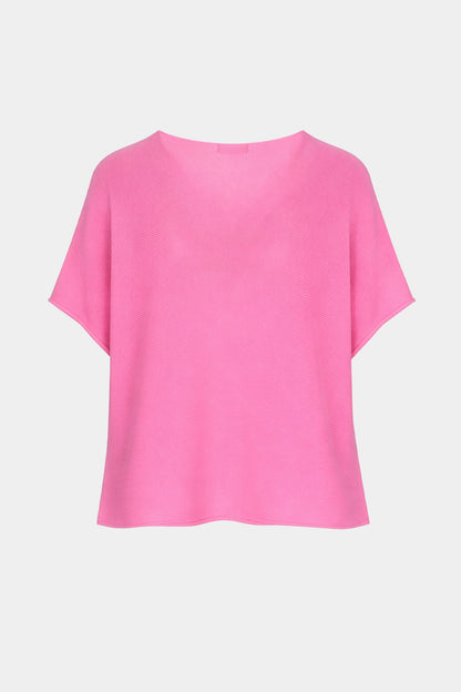 Round Neck Cotton Knit Top