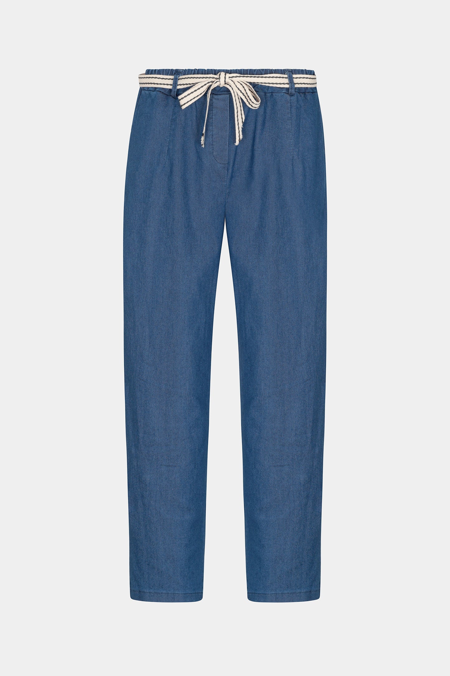 Denim Straight Leg Trousers