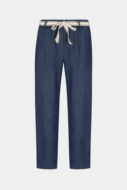 Denim Straight Leg Trousers