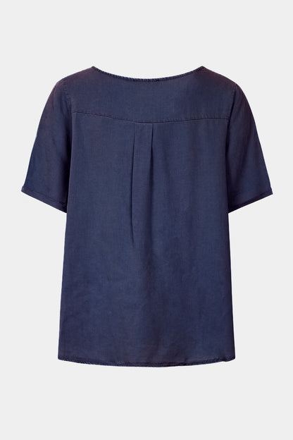 Soft Denim Swing Top