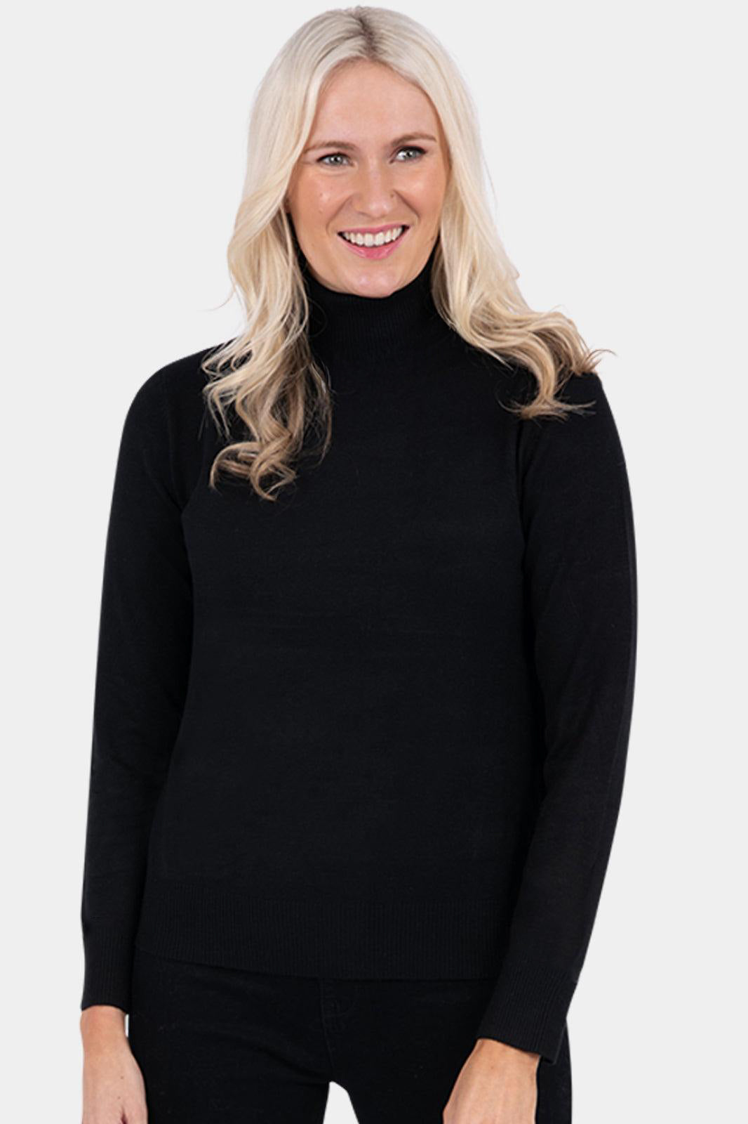 Roll Neck Plain Jumper
