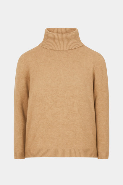 Roll Neck Plain Jumper