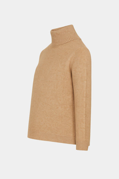 Roll Neck Plain Jumper