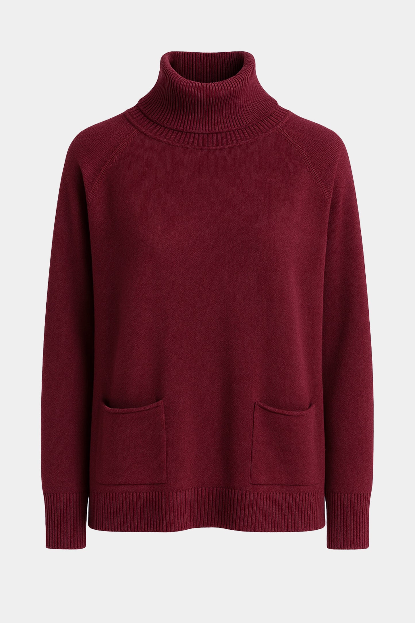 Roll Neck Two Pocket Jumper