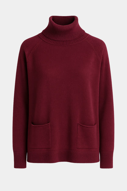Roll Neck Two Pocket Jumper