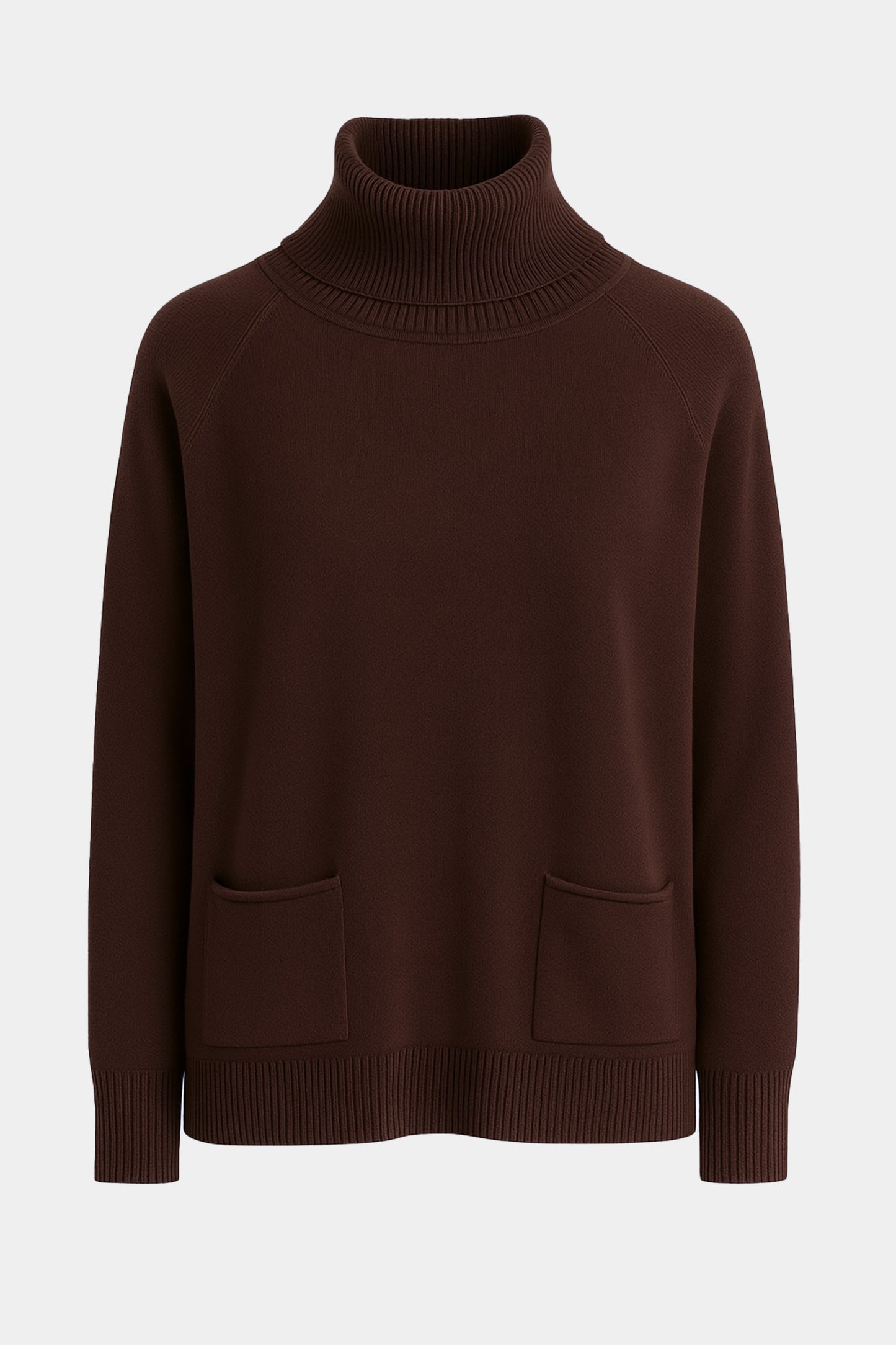Roll Neck Two Pocket Jumper