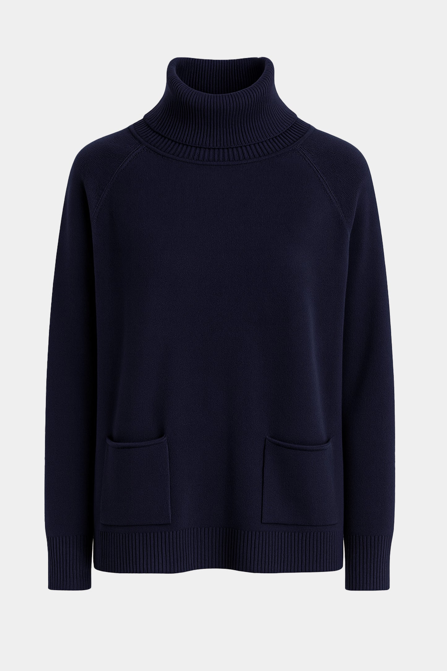 Roll Neck Two Pocket Jumper