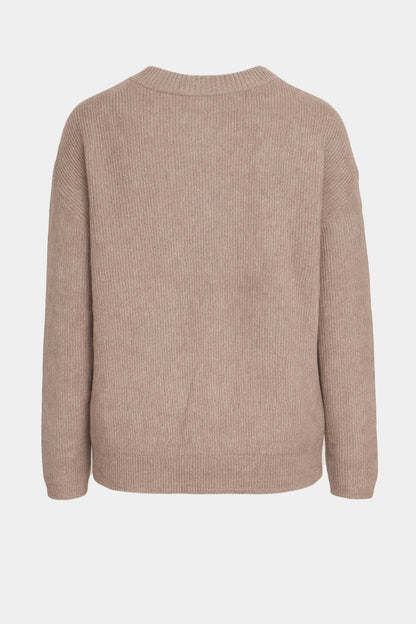 Soft V-Neck Ribbon Detail Jumper