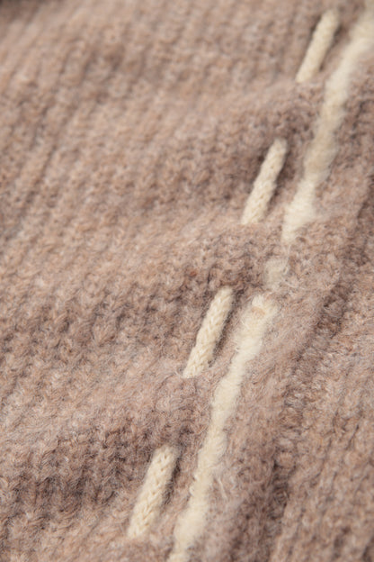Soft V-Neck Ribbon Detail Jumper