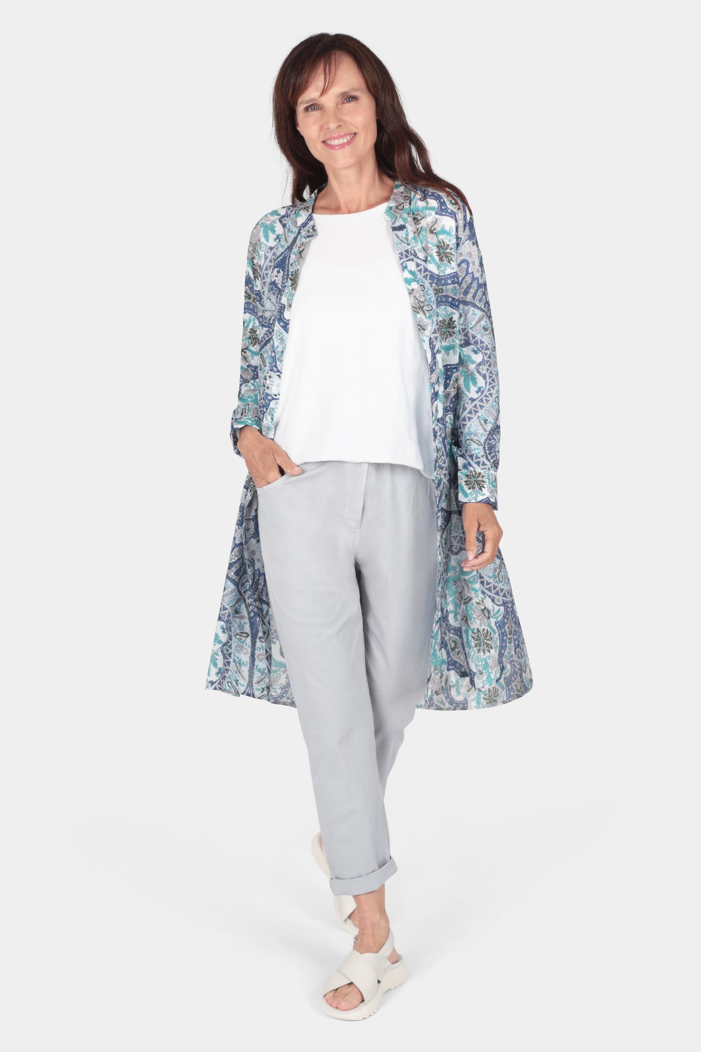 Artist Print Longline Shirt