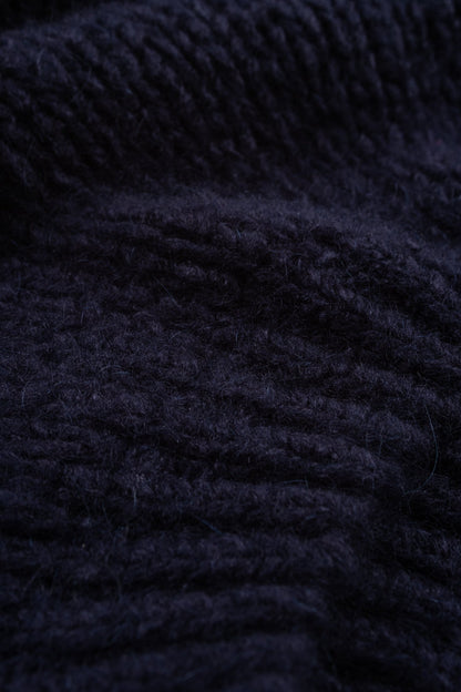 Fluffy V-Neck Alpaca Oversize Cardigan