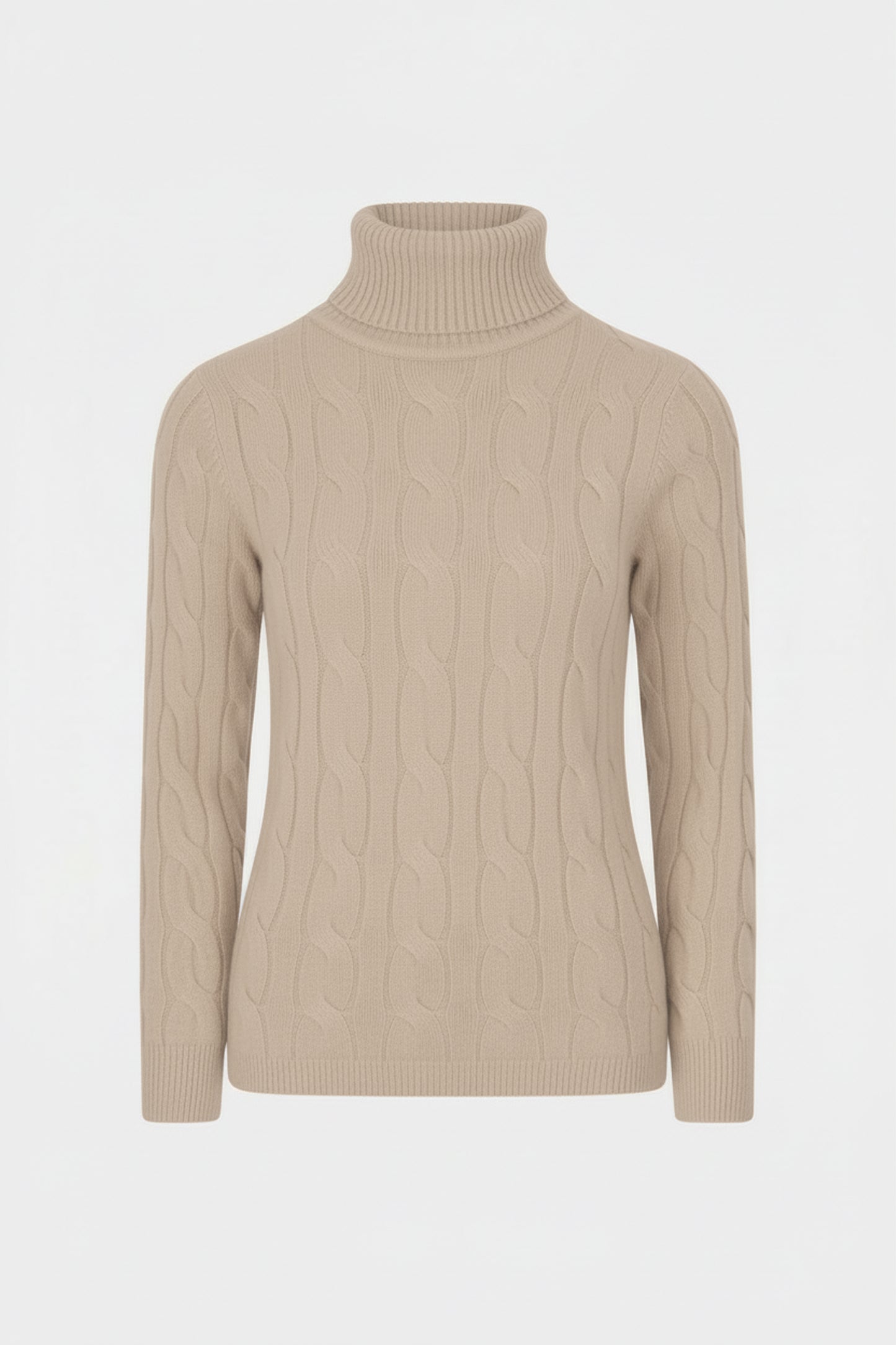 Roll Neck Bold Cable Jumper