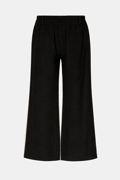Anglaise Cotton Wide Leg Trousers